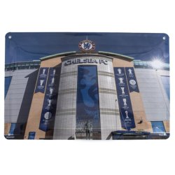 Chelsea FC Metal Stadion Skilte - 2 stk.