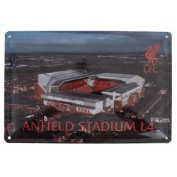 Liverpool FC Metal Stadion Skilte - 2 stk.