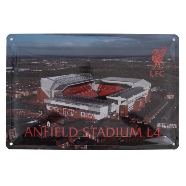 Liverpool FC Metal Stadion Skilte - 2 stk.