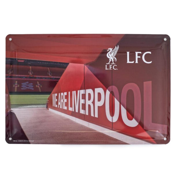 Liverpool FC Metal Stadion Skilte - 2 stk.