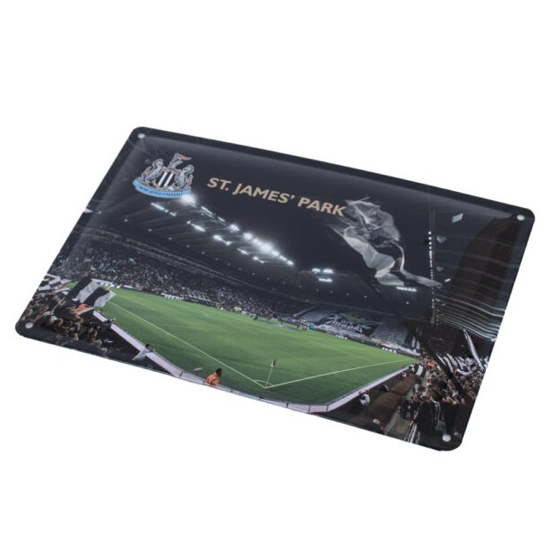 Newcastle United FC Metal Stadion Skilte - 2 stk.