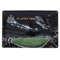 Newcastle United FC Metal Stadion Skilte - 2 stk.