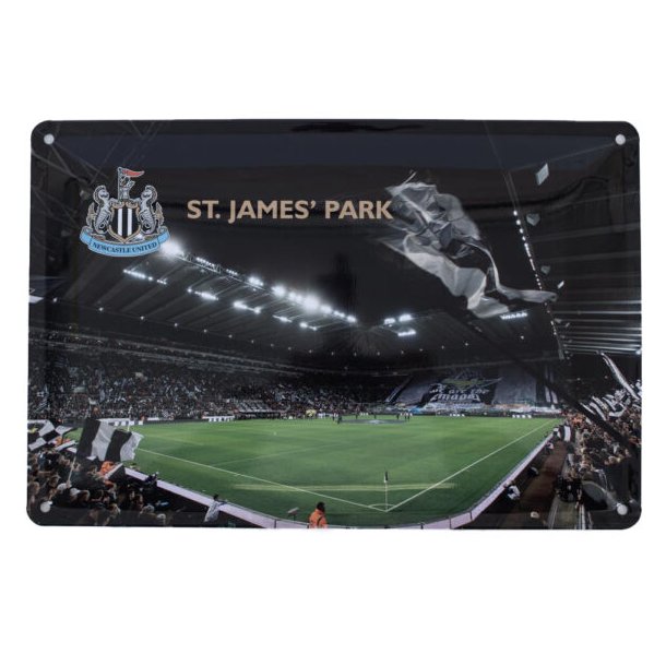 Newcastle United FC Metal Stadion Skilte - 2 stk.