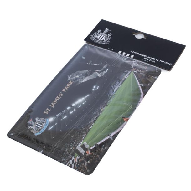 Newcastle United FC Metal Stadion Skilte - 2 stk.