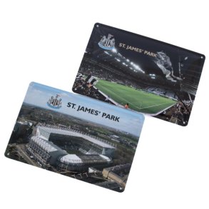 Newcastle United FC Metal Stadion Skilte - 2 stk.