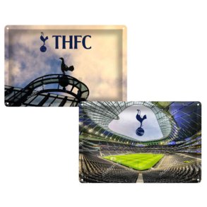 Tottenham Hotspur FC Metal Stadion Skilte - 2 stk.