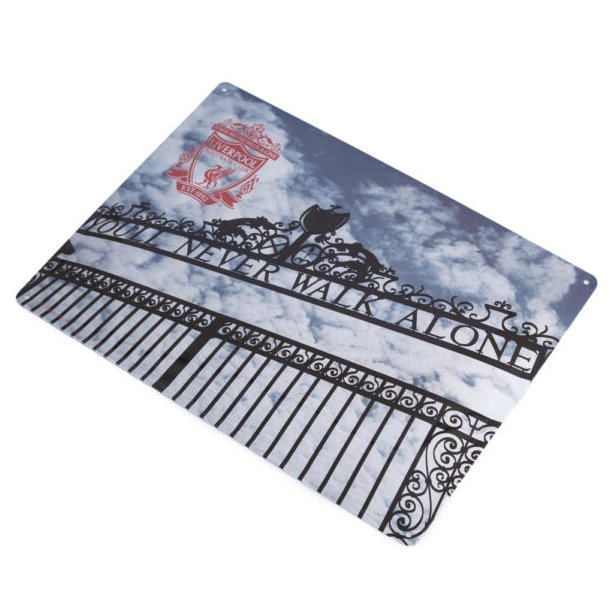 Liverpool FC Metalskilt " YNWA"