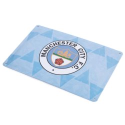 Manchester City FC Retro Skilt 