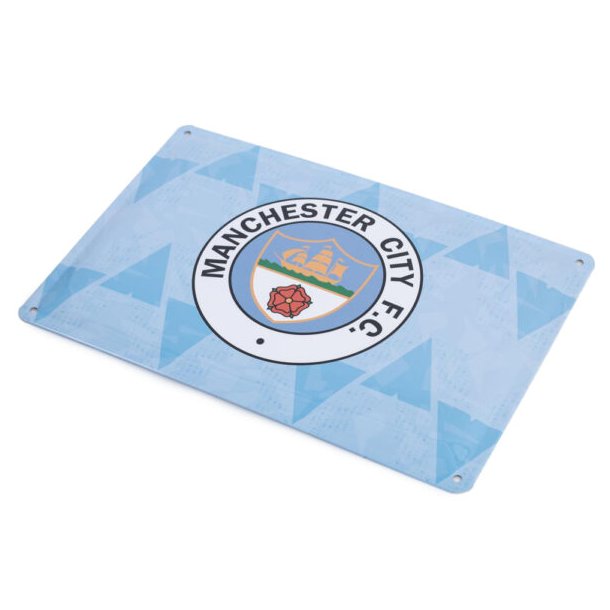 Manchester City FC Retro Skilt 