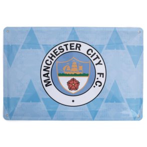Manchester City FC Retro Skilt 