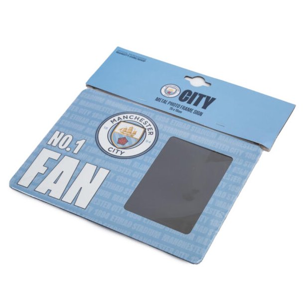 Manchester City FC Metal Billederamme Skilt