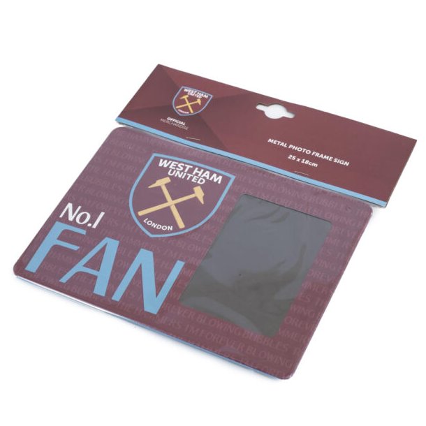 West Ham United FC Metal Billederamme Skilt
