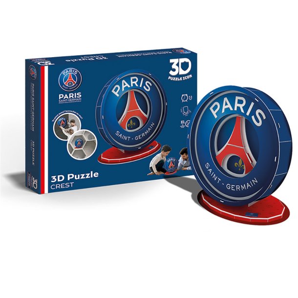 Paris Saint Germain FC 3D Crest Puslespil