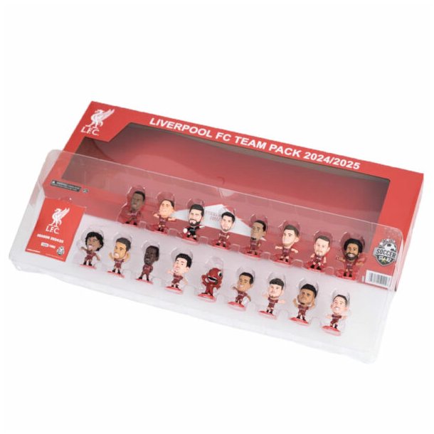 Liverpool FC Soccerstarz Premier League Mester Teampakke ssonen 24/25 med 17 spillere **