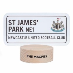 Newcastle United FC LED Logo Lampe