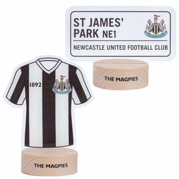 Newcastle United FC LED Logo Lampe