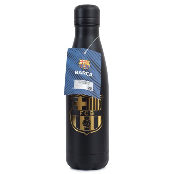 FC Barcelona Termoflaske med Guld Logo
