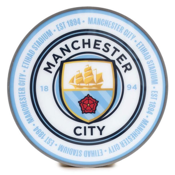 Manchester City FC LED Logo Skilt