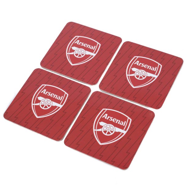 Arsenal FC Bordskner - Pakke med 4 Stk.