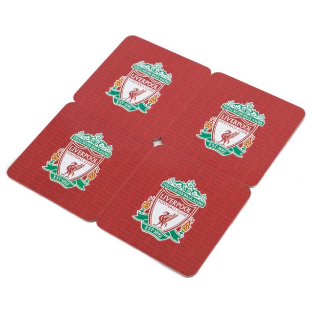Liverpool FC Bordskner - Pakke med 4 Stk.