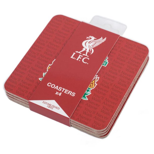 Liverpool FC Bordskner - Pakke med 4 Stk.