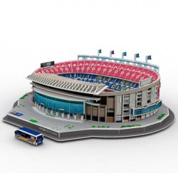 FC Barcelona 3D Stadium Puslespil 