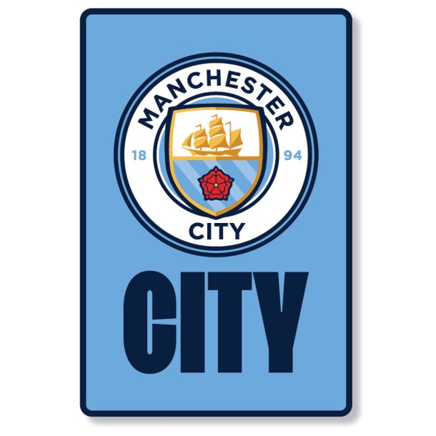 Manchester City FC LED Logo Skilt