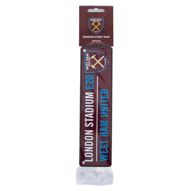 West Ham United FC Vinduesskilt