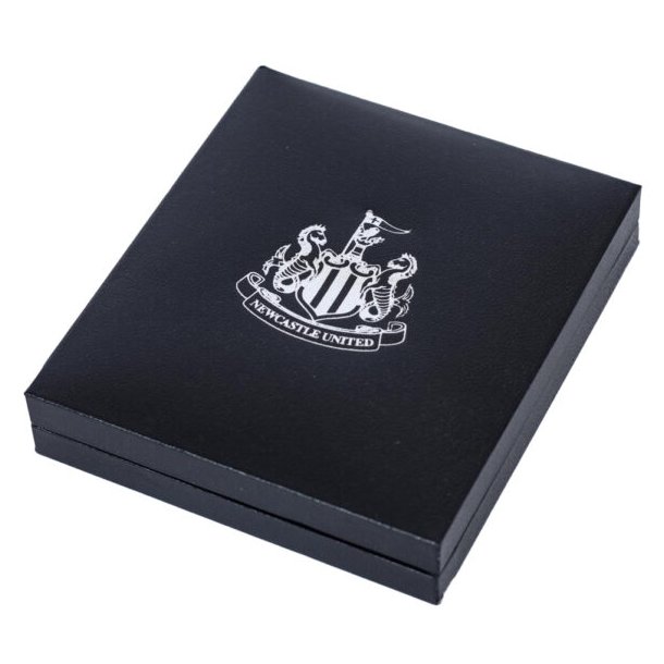 Newcastle United FC Slvbelagt Halskde I Gaveske