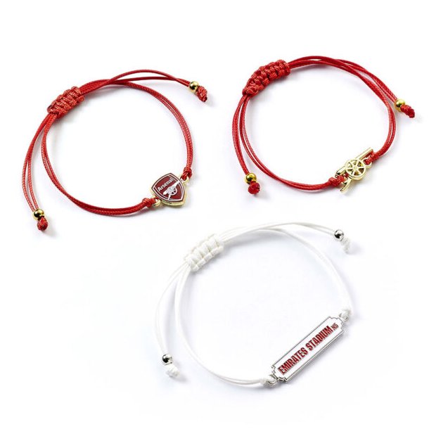 Arsenal FC Venskabsarmbnd med 3 Designs