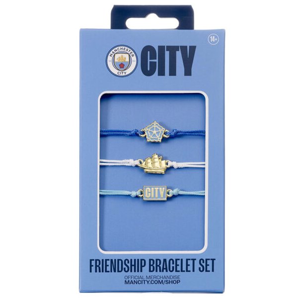 Manchester City FC Venskabsarmbnd med 3 Designs