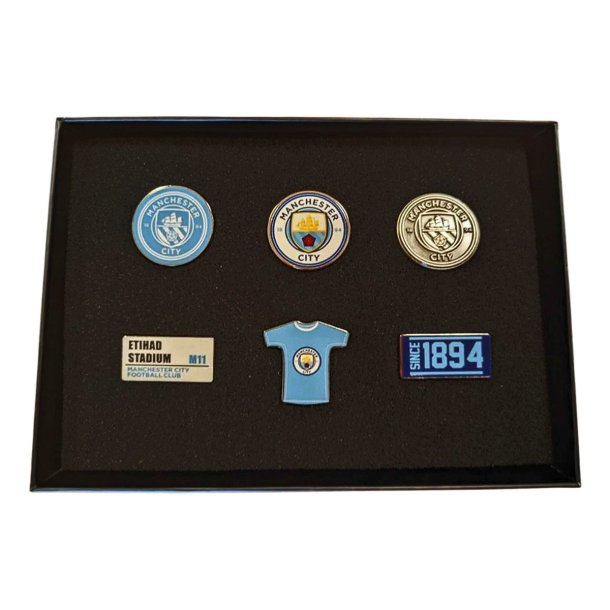 Manchester City F.C. Badge St - ske med 6 stk.
