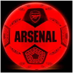 Arsenal FC LED lysende fodbold - Str. 5