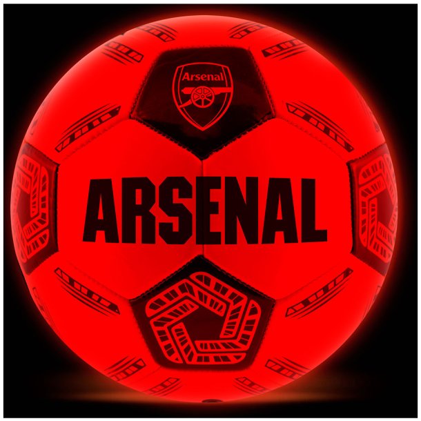 Arsenal FC LED lysende fodbold - Str. 5