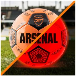 Arsenal FC LED lysende fodbold - Str. 5