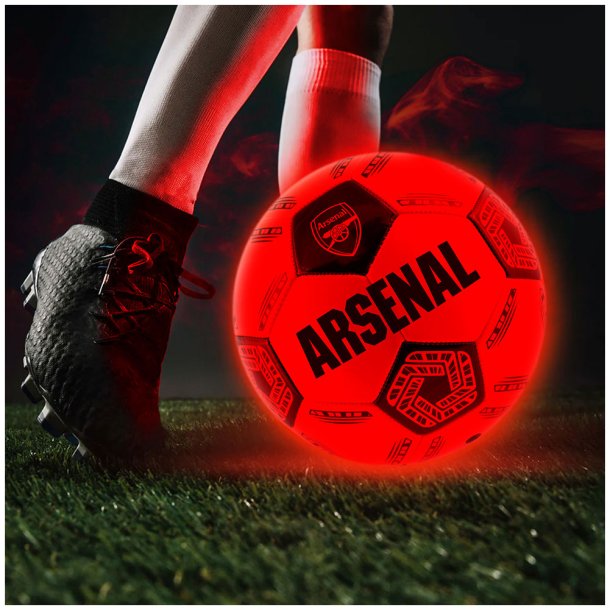 Arsenal FC LED lysende fodbold - Str. 5