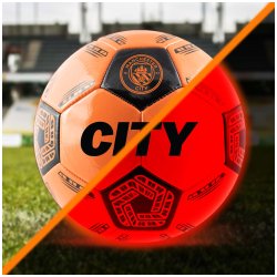 Manchester City FC LED lysende fodbold - Str. 5
