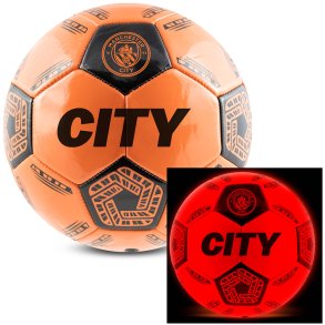 Manchester City FC LED lysende fodbold - Str. 5