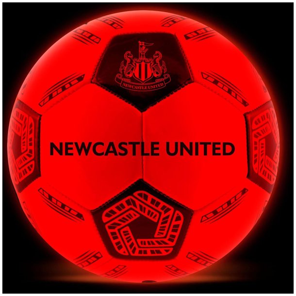 Newcastle United FC LED lysende fodbold - Str. 5