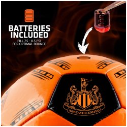 Newcastle United FC LED lysende fodbold - Str. 5