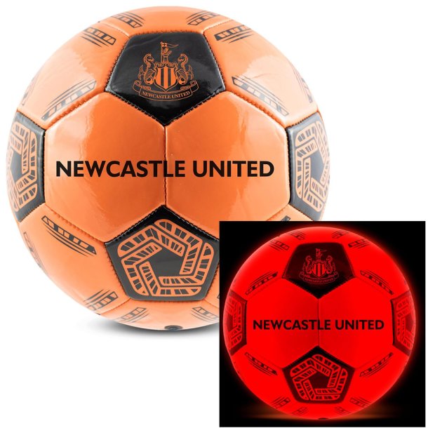 Newcastle United FC LED lysende fodbold - Str. 5