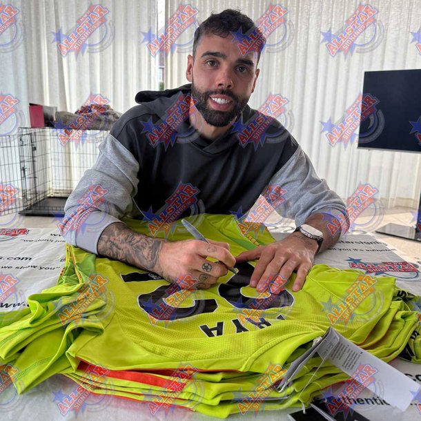 Arsenal FC David Raya signeret trje (indrammet)