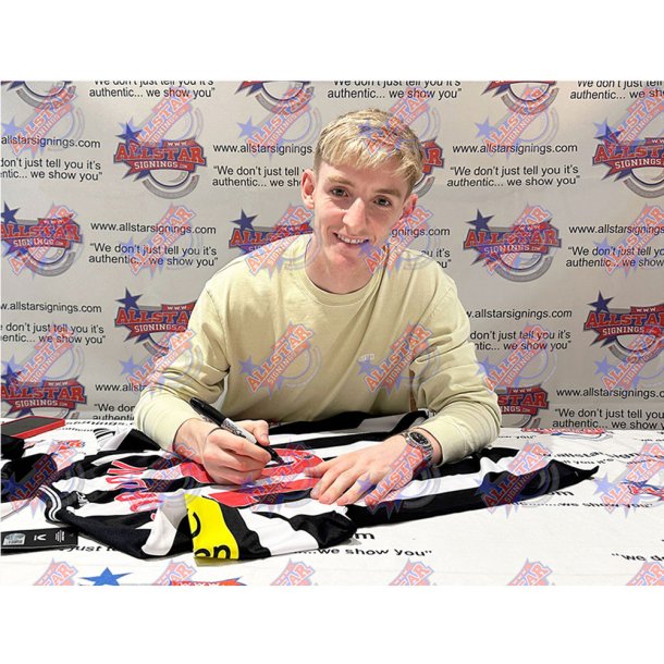 Newcastle United FC Anthony Gordon signeret trje (indrammet)