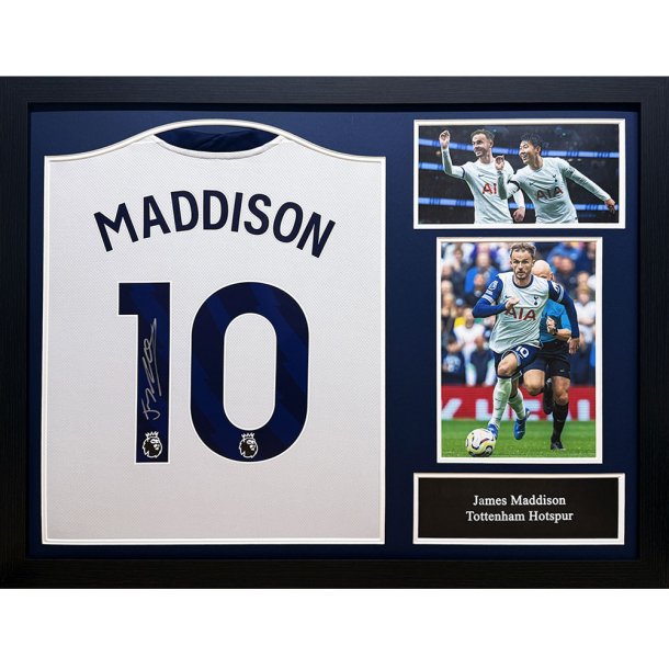 Tottenham Hotspur FC James Maddison signeret trje (indrammet)