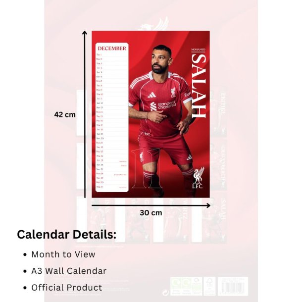 Liverpool FC A3 Kalender 2026