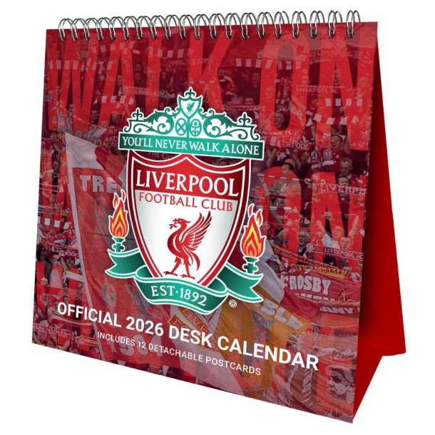 Liverpool FC Bord Kalender 2026