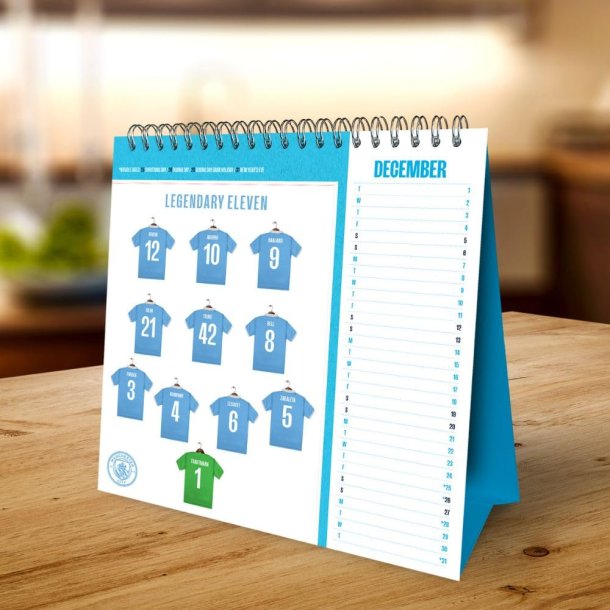 Manchester City FC Bord Kalender 2026