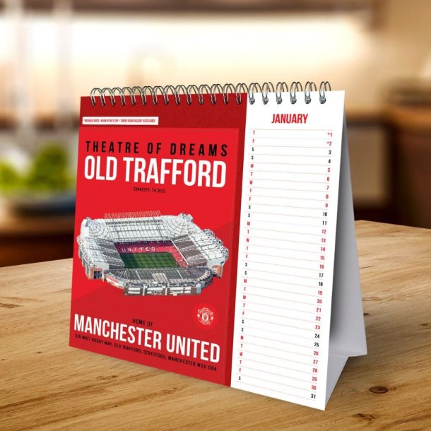 Manchester United FC Bord Kalender 2026