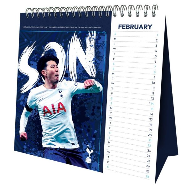 Tottenham Hotspur FC Bord Kalender 2026