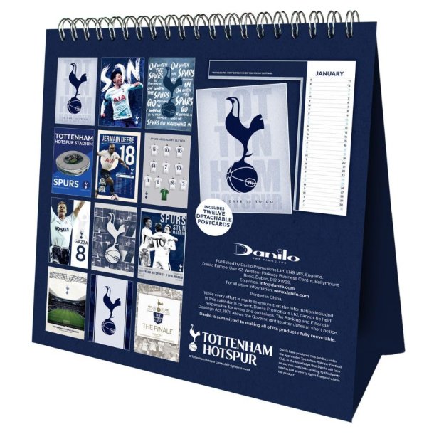 Tottenham Hotspur FC Bord Kalender 2026